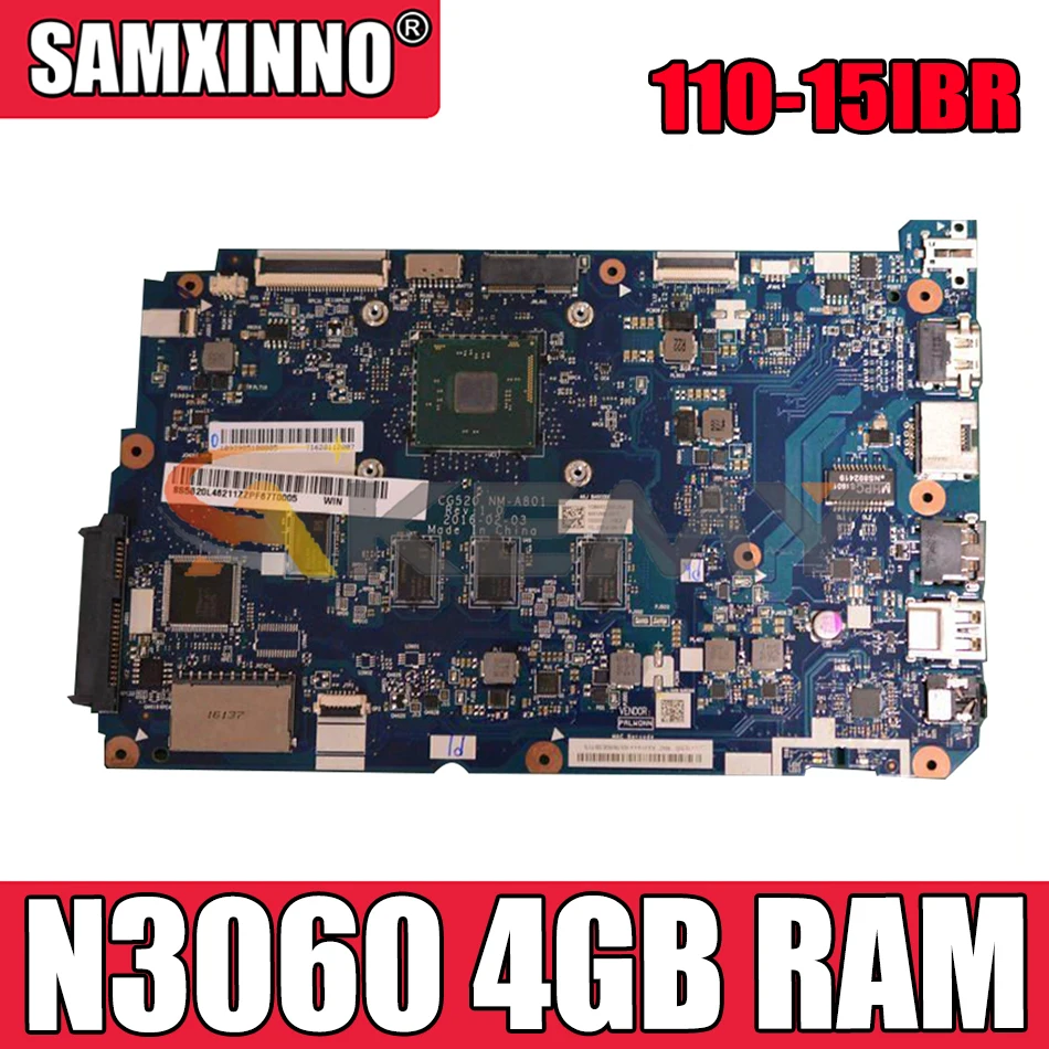 

Экофункция Akemy CG520 подходит для материнской платы ноутбука Lenovo 110-15IBR CPU N3060 RAM 4GB 100% Test Work 5B20L46211