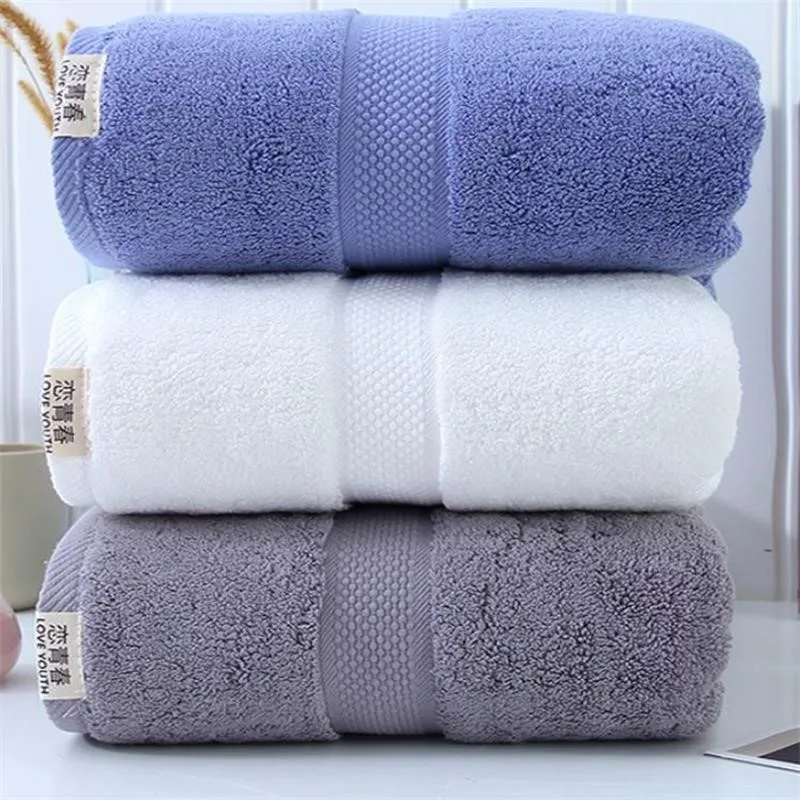 

Soft Cotton Bath Towels Cotton Solid Color Face Wash Towel Adult's and Children's Comfortable Strong Water Absorption Bath Tow