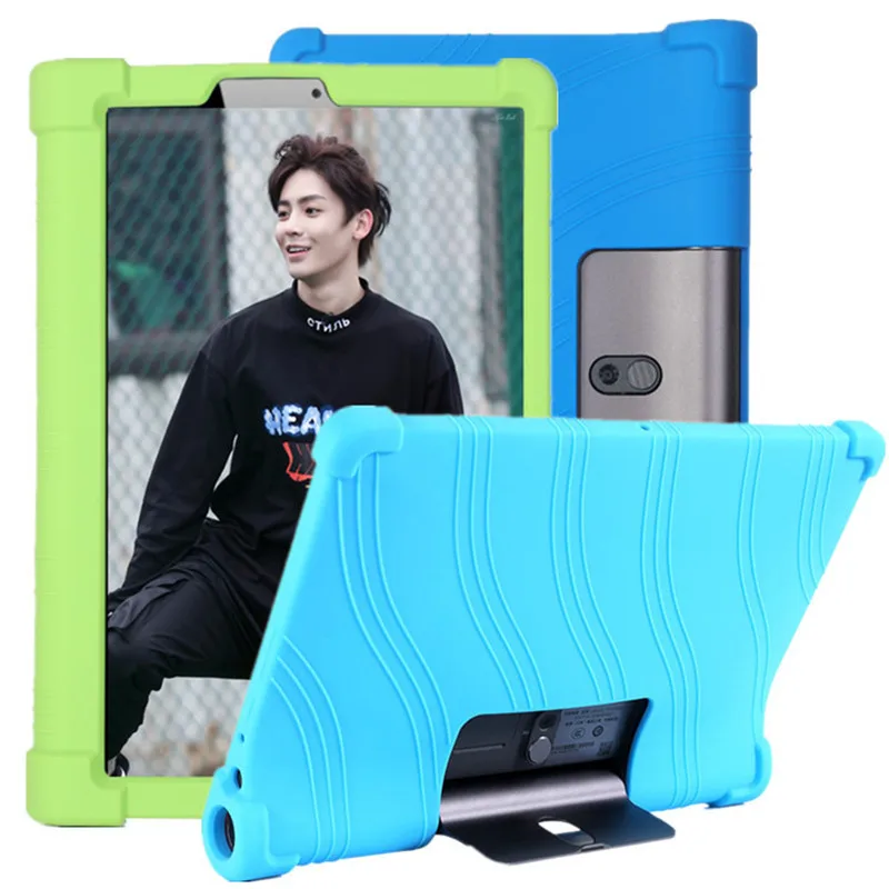 

For Lenovo Yoga Smart Tab 10.1inch Tablet Case YT-X705F YT-X705X YT-X705I Slicone Cover Hock Shockproof Washable Back Shell