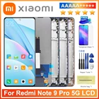 Оригинальный 6,67 ''для Xiaomi Redmi Note 9 Pro, зеркальный ЖК-дисплей + сенсорная панель, дигитайзер в сборе, замена для M2007J17C LCD