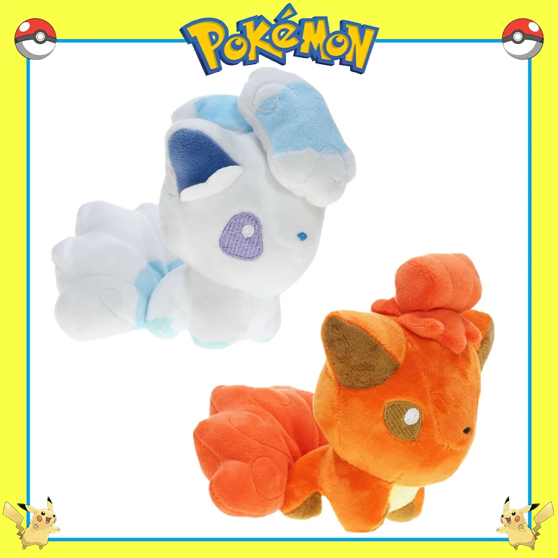 15cm TAKARA TOMY Pokemon Plush Alola Vulpix Doll Stuffed Toy Anime Plush Pillow Ice Fox Pokémon Decor Doll Xmas Gift Toy for Kid