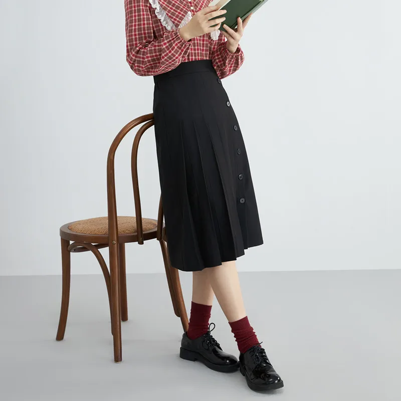 Женская винтажная повседневная юбка INMAN Элегантная универсальная офисная