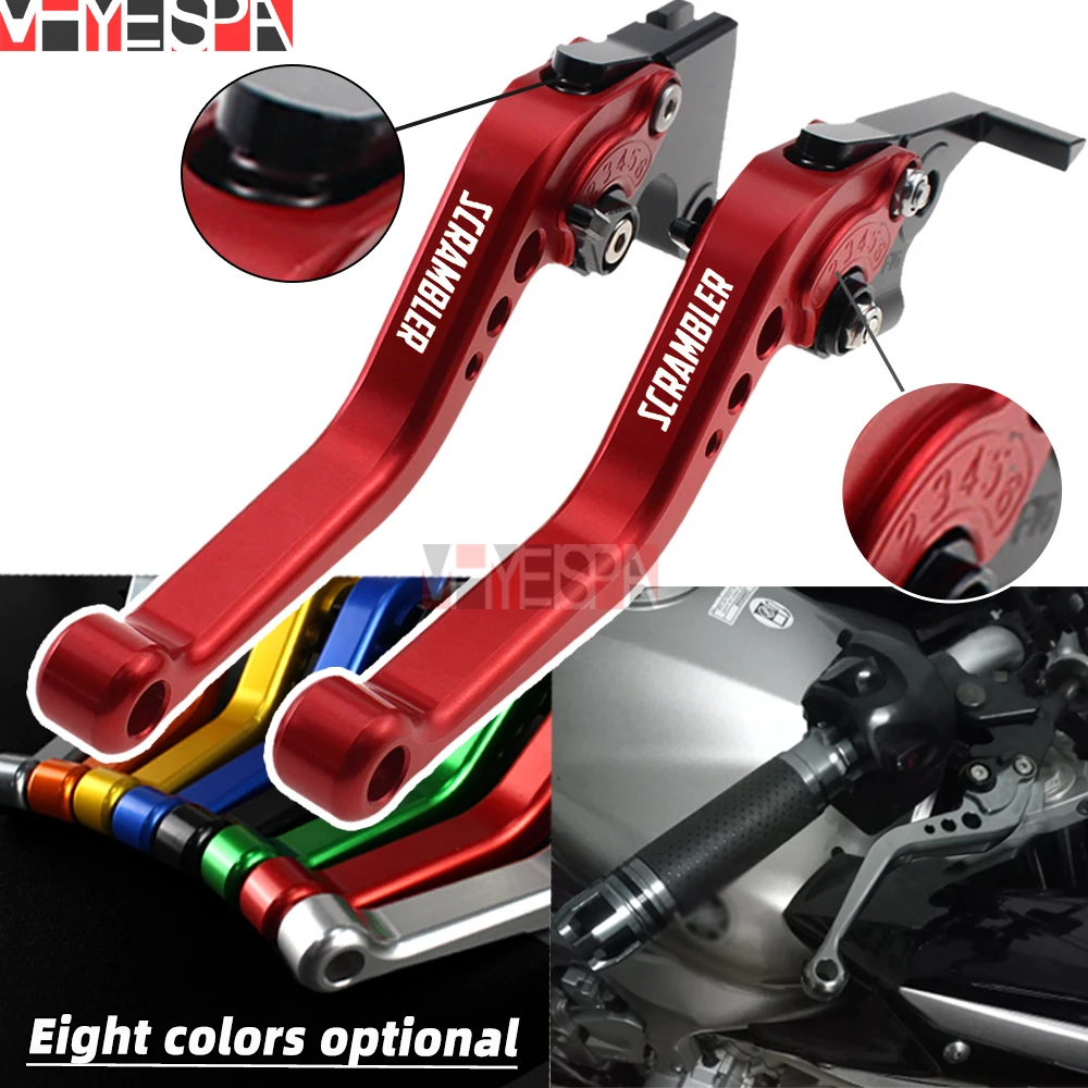 

Motorcycle Adjustable Handles Lever Short Brake Clutch Levers For Ducati Scrambler (all except Cafe Racer) 2015 2016 2017