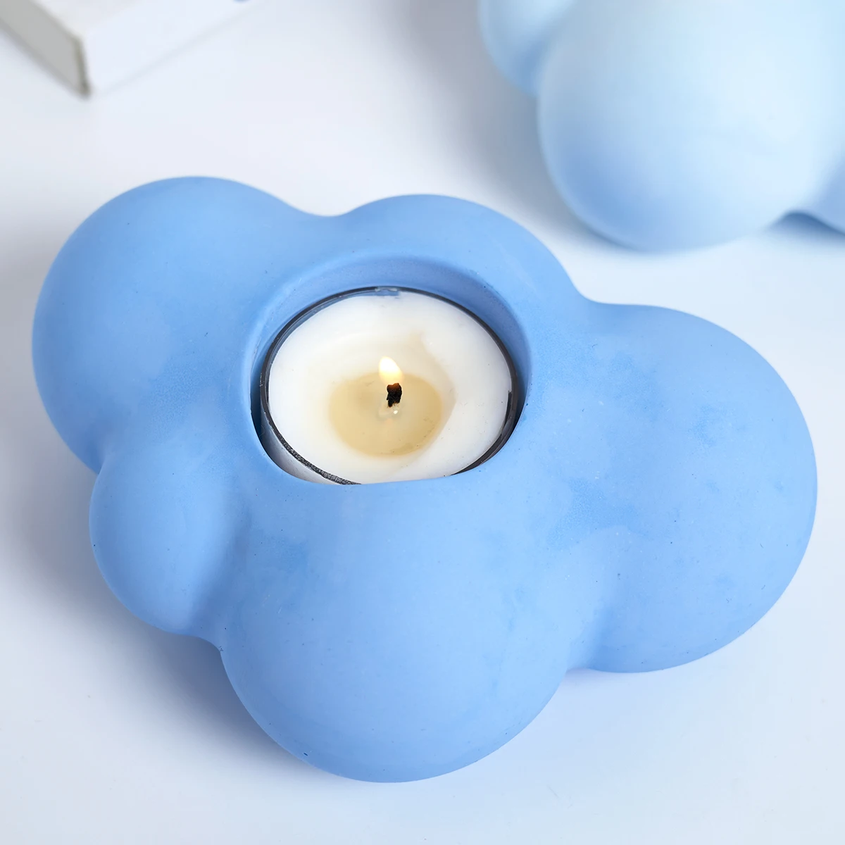 Облачный подсвечник цементная форма сделай сам ароматический ручной работы