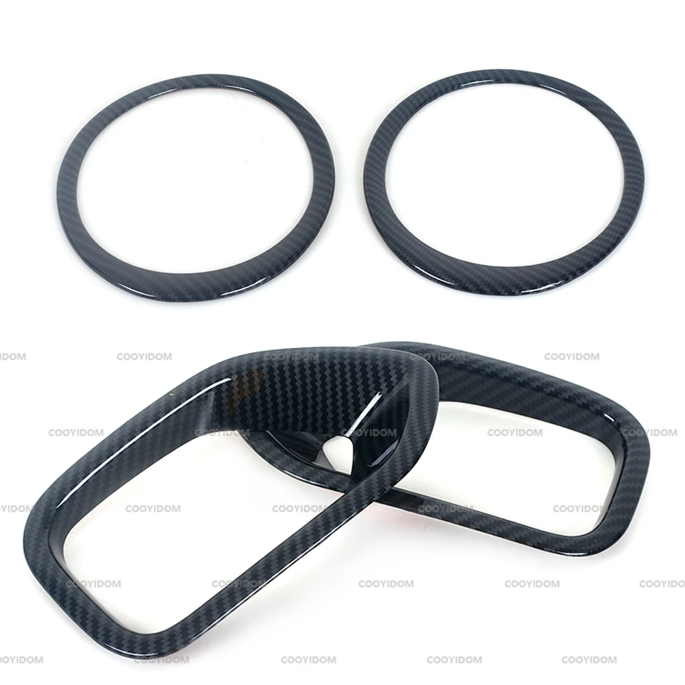 K-Автомобильный передний и задний бампер противотуманная фара рамка наклейка