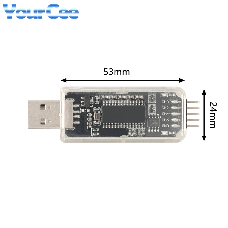 

NANODLA Logic Analyzer Module ARM FPGA Debugging Tool 24M Sampling 8 Channel Open Source