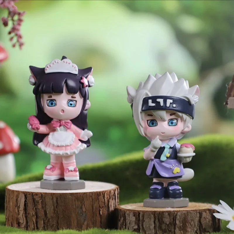 

Zhi Yu Genshin воздействие ручной работы глухая коробка King Glory настольное украшение мультфильм охватывающие куклы Bumpy мир модель детский подарок игрушка