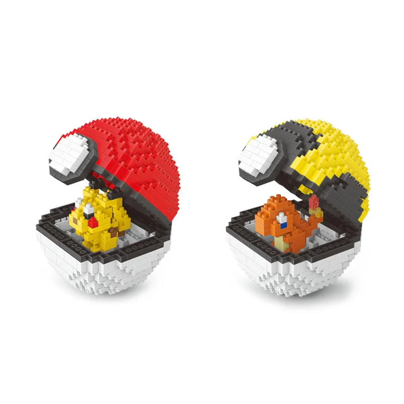 Куклы Cubone из мультфильма Аниме Пикачу модель куклы Psyduck кирпичи для детей подарки