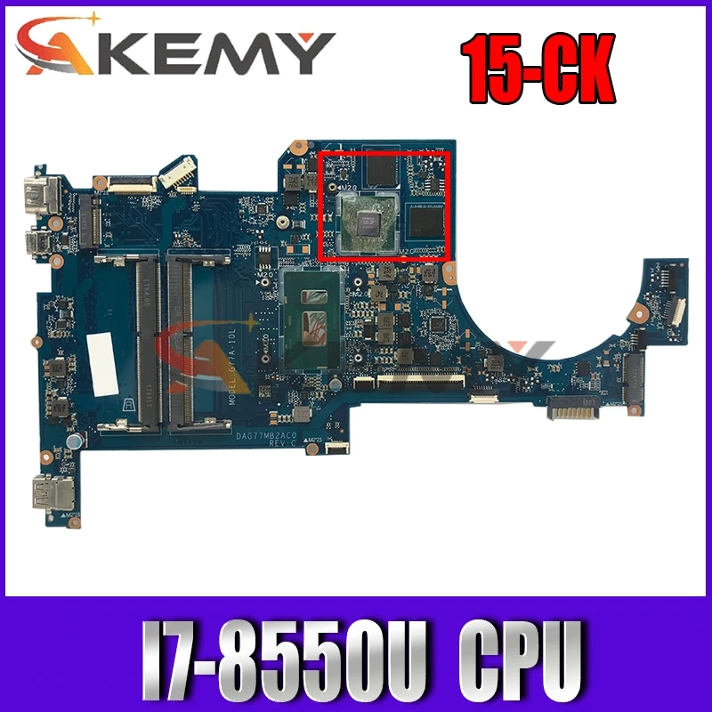 

Материнская плата Akemy для ноутбука HP Pavilion 15-CK MX150, 2 Гб, Φ DAG77MB2AC0