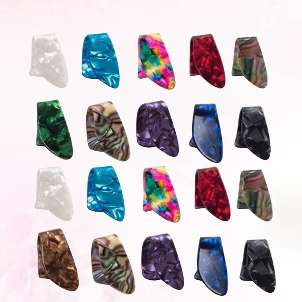 

Guitar Picks Finger Plectrumthumb Banjo Ukulele Acoustic Protector Custom Classical Pick Plectrums Tortex