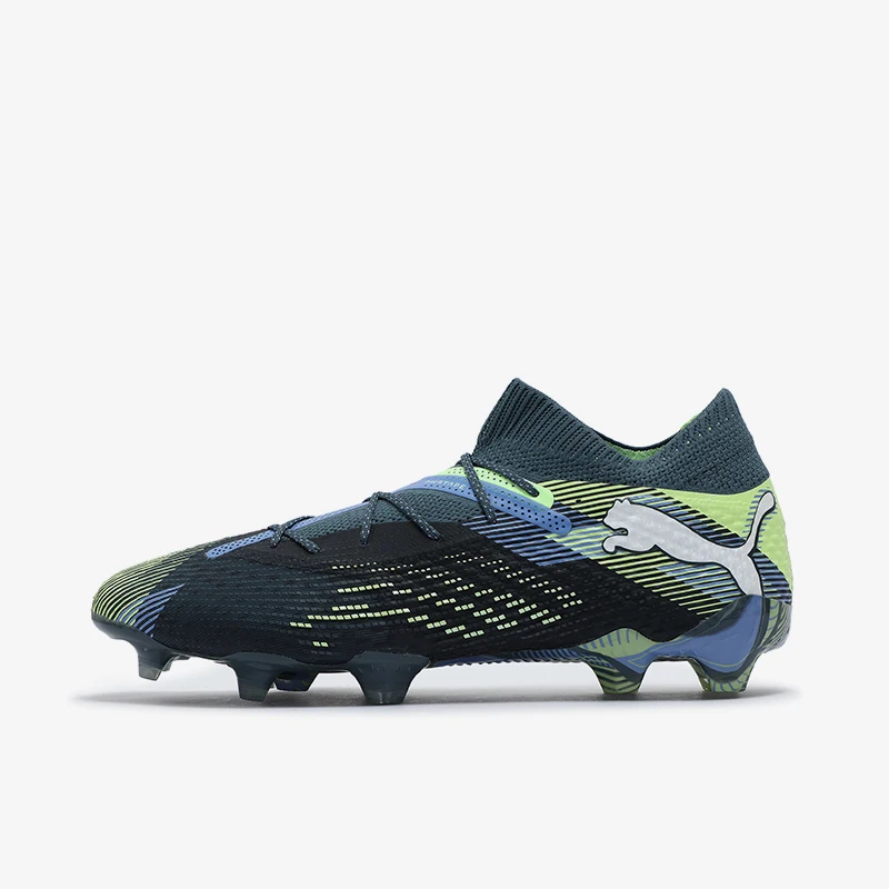 Фото Оригинальные мужские футбольные кроссовки Puma FUTURE 7 с амортизацией для тренировок на натуральном газоне 107916-03 №2