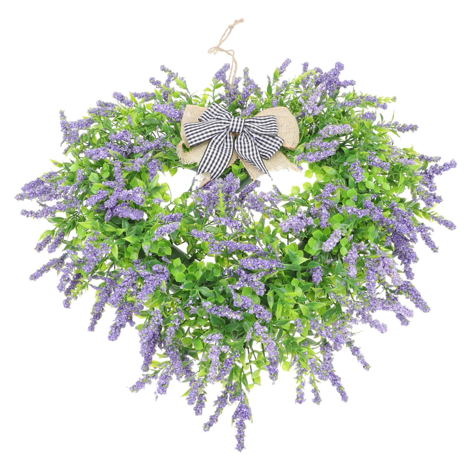 

Simulation Lavender Wreath Pendant Home Door Garland Creative Door Hanging Decor