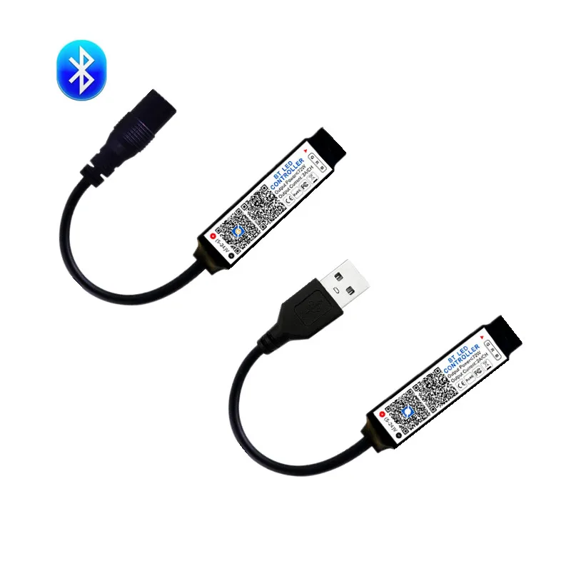 

Мини RGB Bluetooth-совместимое управление музыкальной светодиодной лентой, управление светодиодной лентой для ленты s, интеллектуальное управление через приложение DC USB 5 в 12 В 24 В