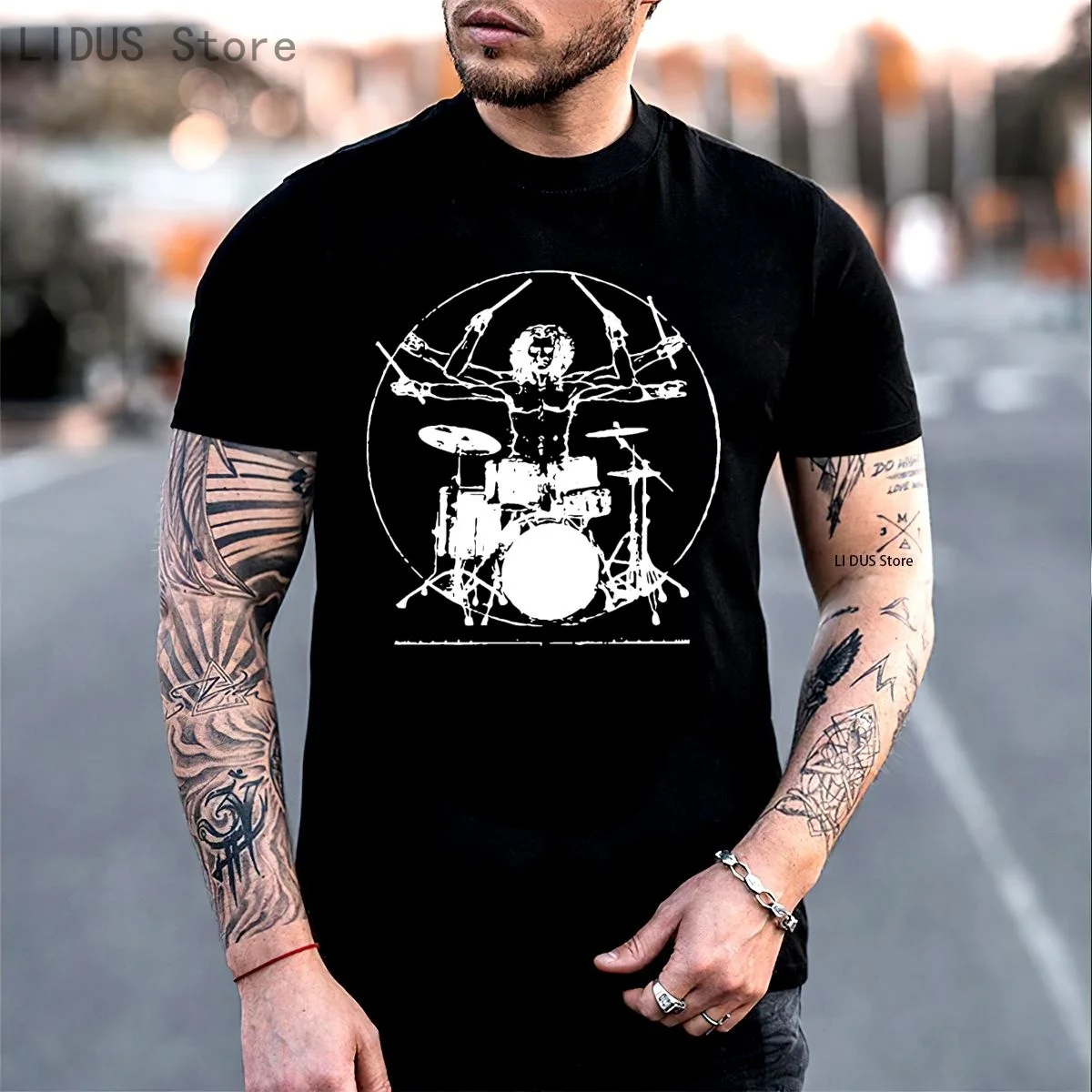 

Da Vinci Drummer Rock Music Guitar Davinci Metal Punk Biker