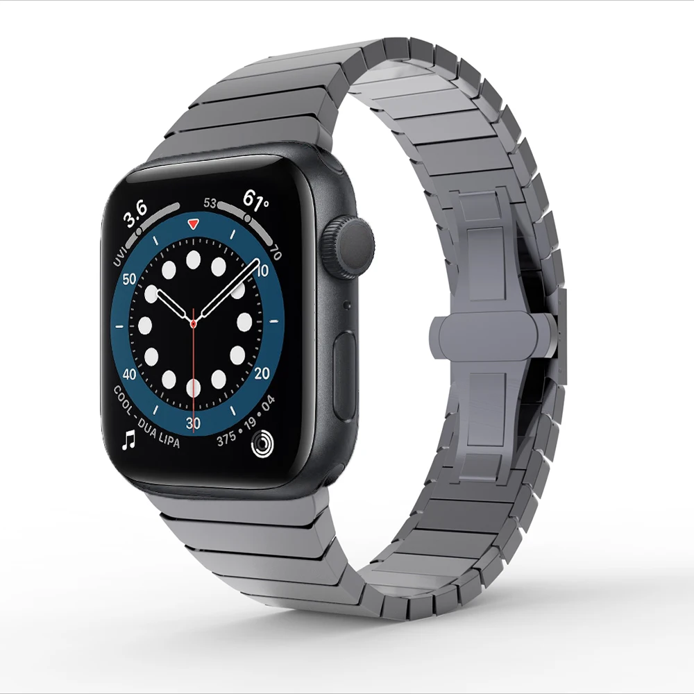 For Apple Watch 49mm Stainless Steel Watchband for I Watch 40mm 44mm 42mm 45mm Stainless Steel Band Series 8 7 6 5 4 3 IWatch49