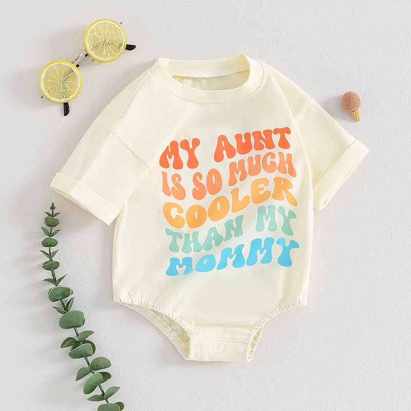 Любимая детская одежда комбинезон с коротким рукавом для мальчиков и девочек