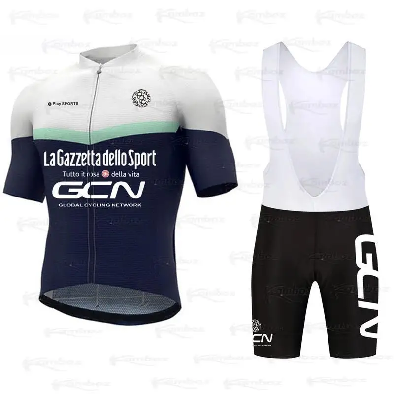 

Summer New Cycling Jersey 2022 GCN Short Sleeve Set Maillot Ropa Ciclismo Uniformes Quick-dry Bike Clothing MTB Cycle Clothes