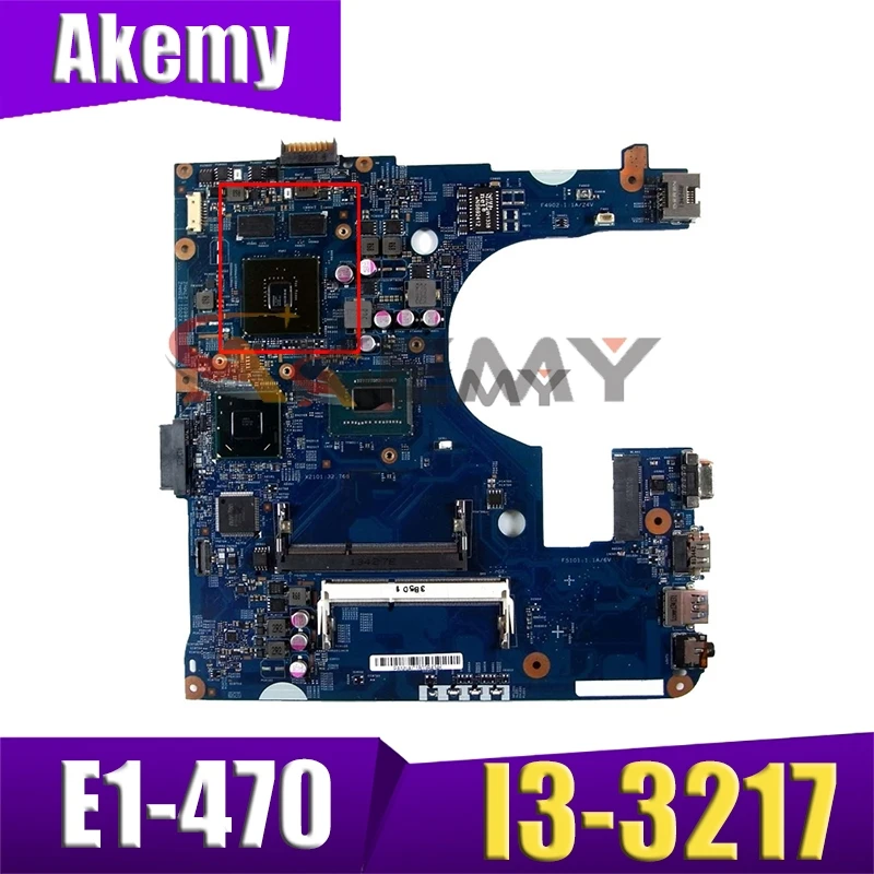 

Материнская плата NBMJW11001 I3-3217 для Acer Aspire E1-470 Φ 488.4lc03. 031