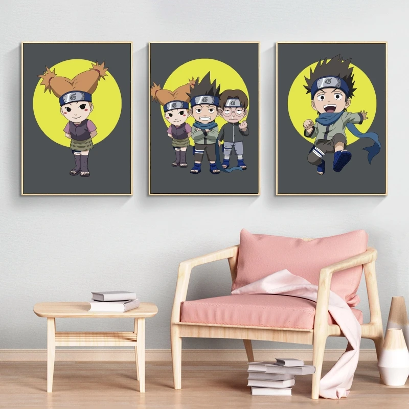 

Hot Anime Poster NARUTO Sarutobi Konohamaru Hanging Living Room Decor Gifts Modular Prints Comics Pictures Decoration Paintings