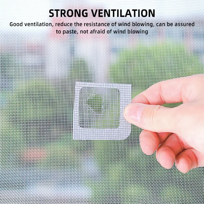 

Mosquito Net Patch Adhesive Fix Net Window Anti Mosquito Fly Bug Insect Repair Screen Wall Patch Stickers Mesh Window Screen