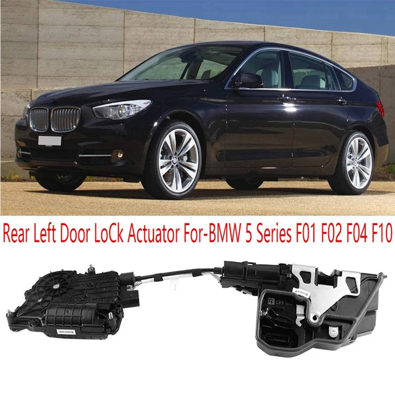 

Car Rear Left Soft Close Automatic Door Lock Actuator Motor For-BMW 5 Series F01 F02 F04 F10 51227185687