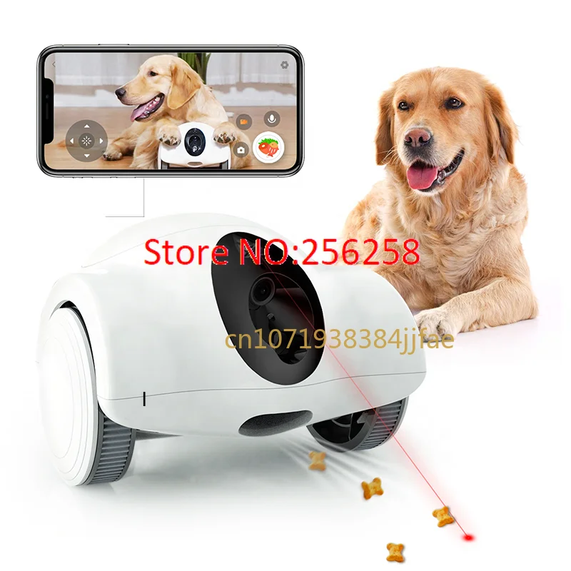 

Robot compañero inteligente con cámara para mascotas, juguete interactivo para gatos y perros, foto y vídeo HD