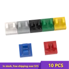 10 шт. DIY совместимый 15712 12825 MOC модифицированный 1x1 с зажимом Кирпич Строительные блоки Набор кирпичей