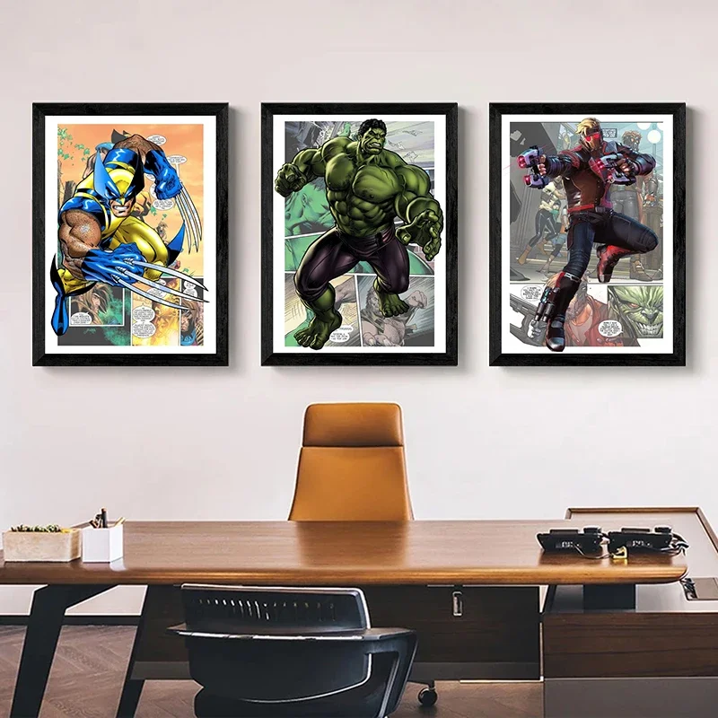 Miniso Disney Marvel Мстители постер