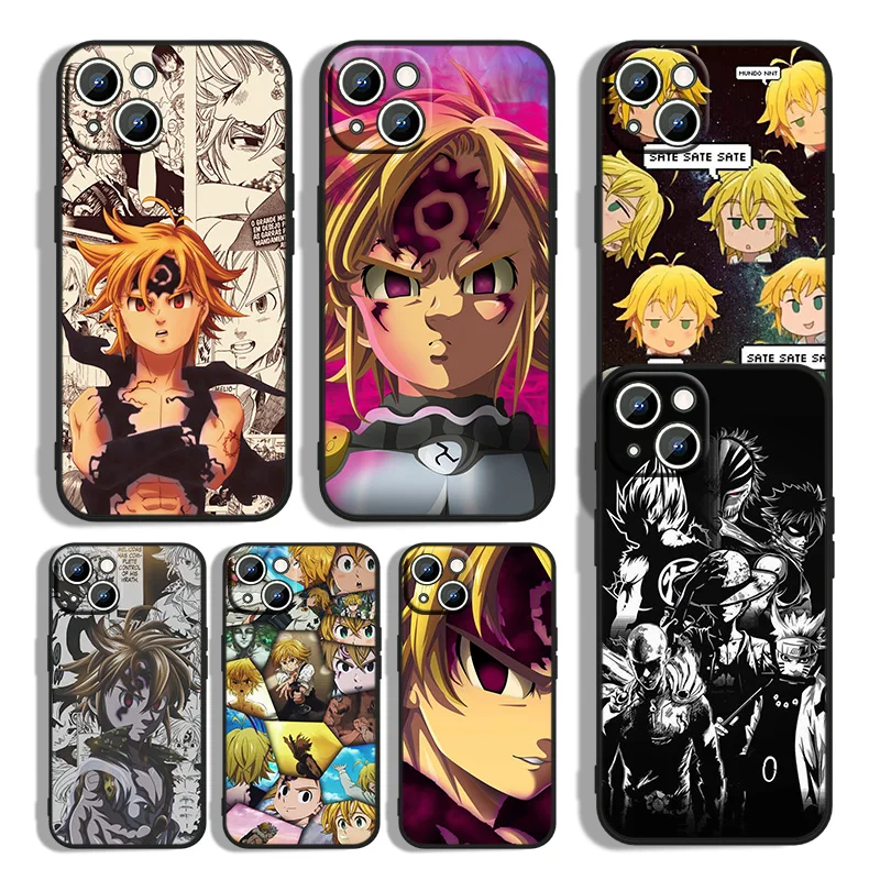 

Seven Deadly Sin Ban Coque Funda For Apple iPhone 13 12 11 mini 8 7 6S 6 XS XR X 5 5S SE 2020 Pro Max Plus Black Phone Case Capa