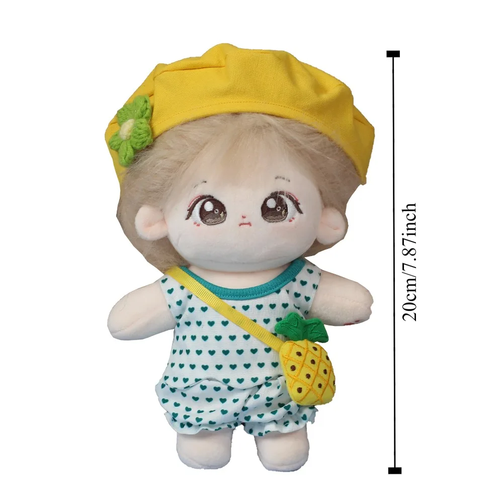 1 комплект хлопковая одежда для кукол с ананасом 20 см