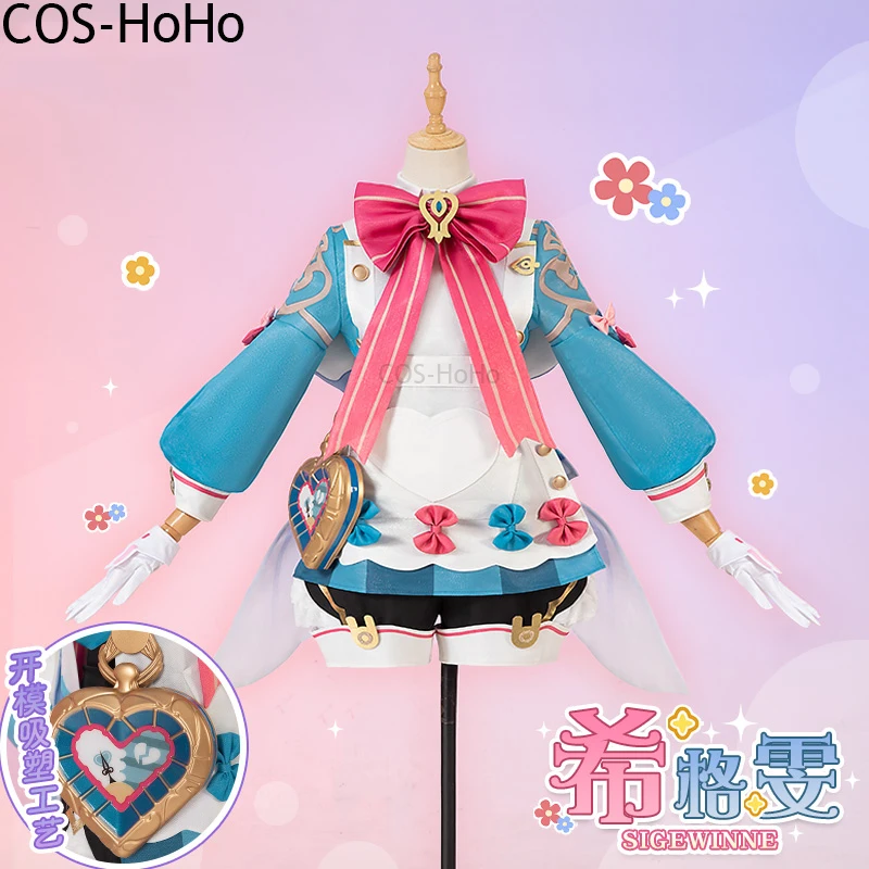 Косплей костюм COS-HoHo Genshin Impact Sigewinne милый для косплея карнавал на Хэллоуин Женский