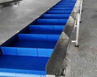 customized 5935 plastic conveyor belt chain plate food baffle water transmission belt
