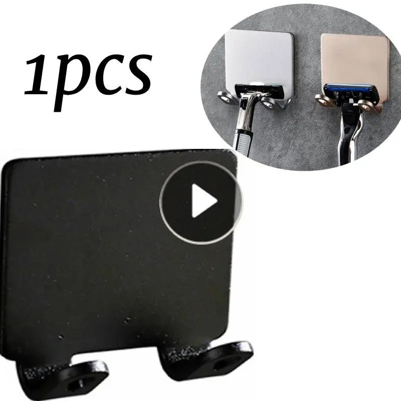 

1Pcs Storage Hook Space Aluminum Product Razor Holder Suction Cup Shelf Organizer Punch Free Men Shaver Shelf Multi Purpose