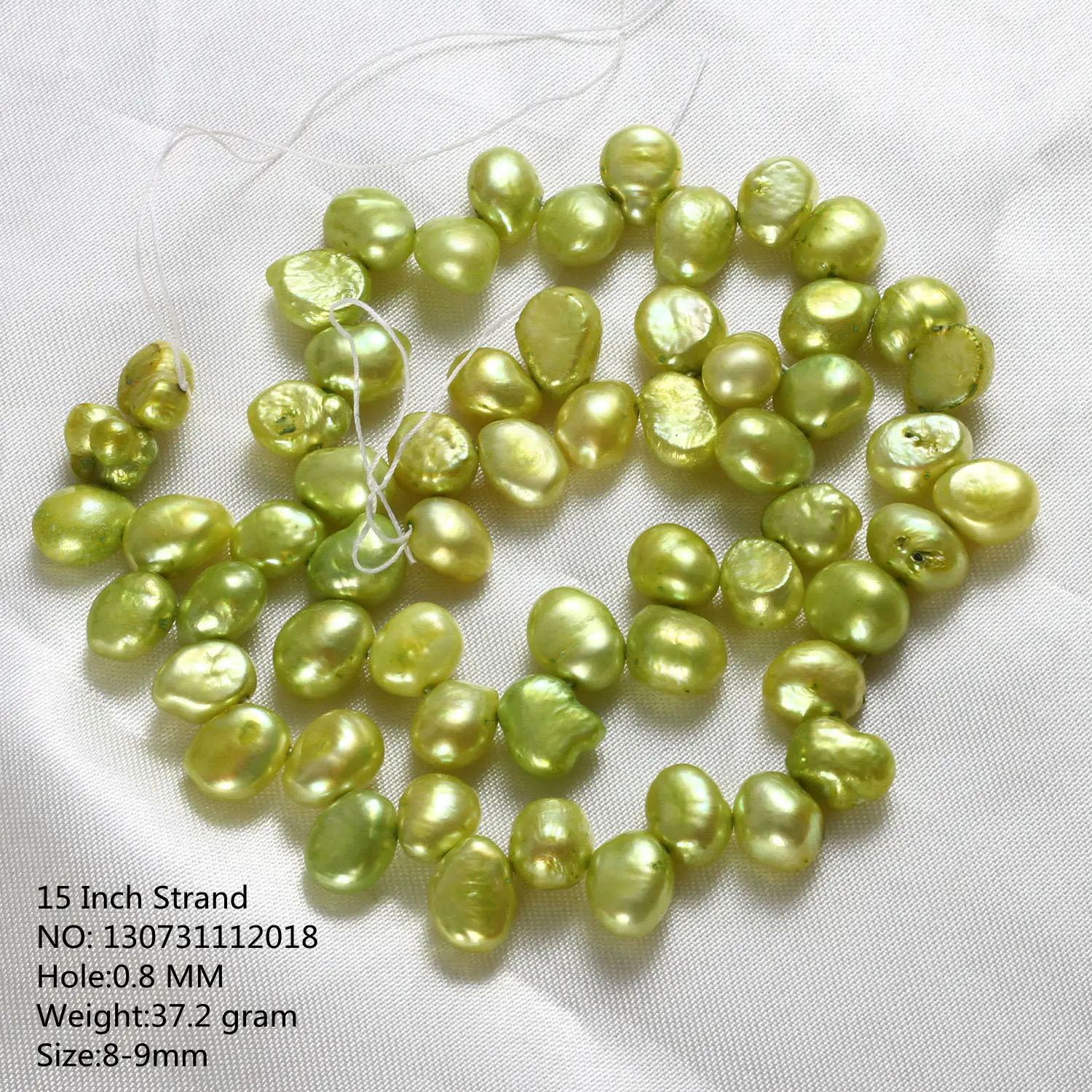 Promote Sales Cultured Potato Freshwater Pearl Beads Green 7-8mm Punch Loose for Make Jewelry DIY Accessories | Украшения и