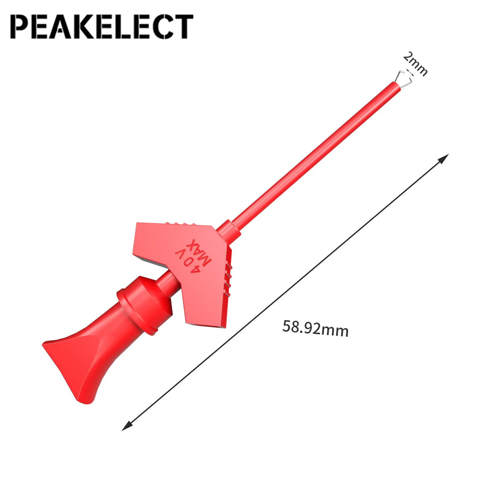 Peakchoose P5003 мини-захват SMD IC тестовые зажимы с крючками совместимые Dupont разъемами