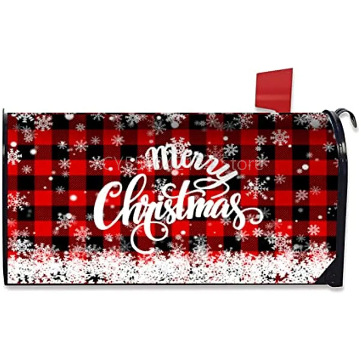 

Winter Snowflake Decorative Christmas Large Mailbox Wraps Post Letter Box Covers Garden Decorations Outdoor