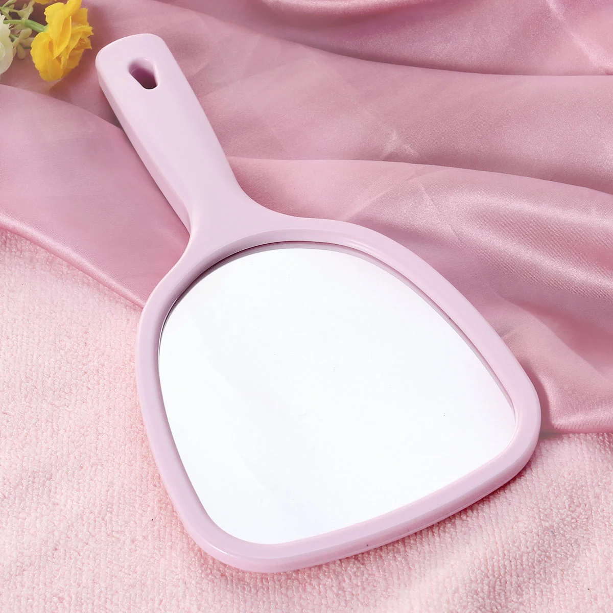 

Handheld Mirror Salon Barber Hairdressing Mirror Double- sided Handheld Mirror with 2x and 3x Magnification in the Back for