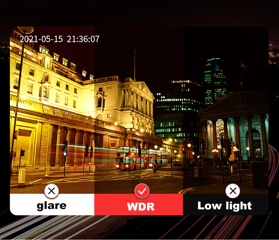 4K Видео Автомобильный Видеорегистратор 3.16&quot IPS 1080P WIFI Smart DVR Dual Lens APP Night Vision Dashcam 2