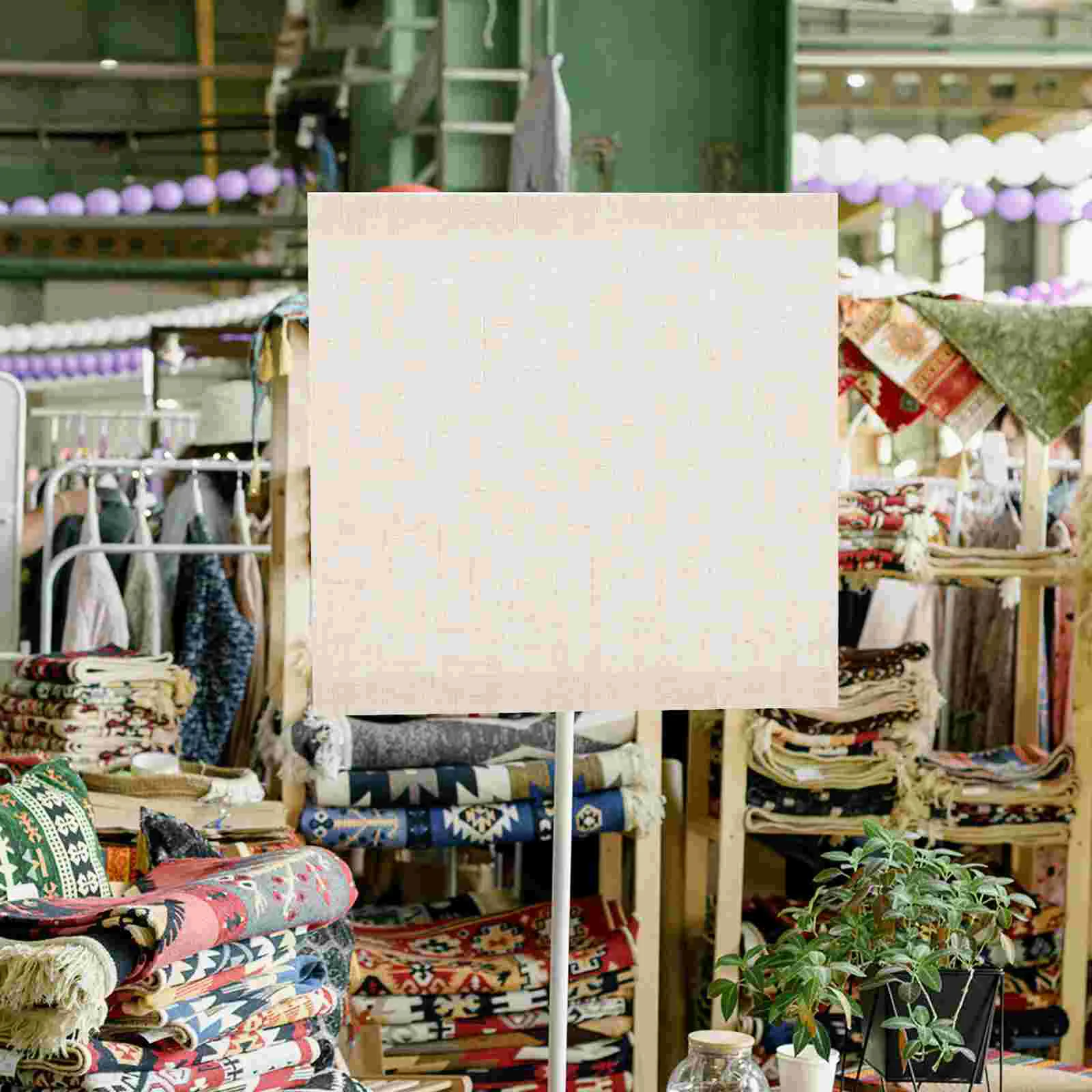 Абажур из ткани аксессуары для стола винтажные квадратные абажуры гостиной