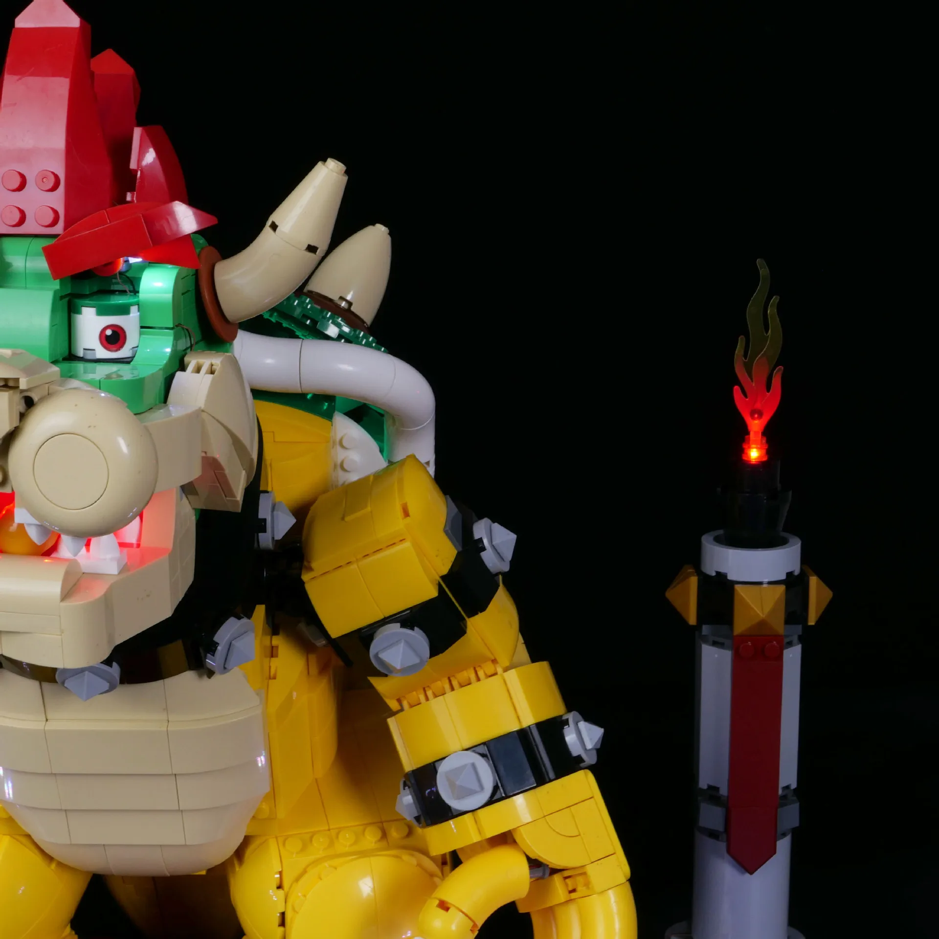Не входит в комплект строительных блоков Φ Kit для Mighty Bowser 71411 игрушки сделай сам