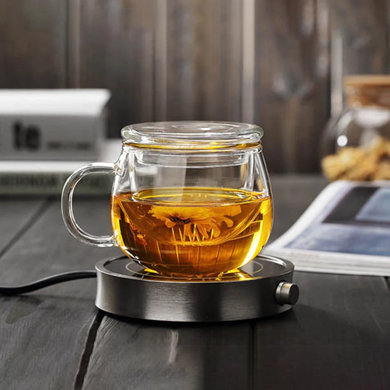 

Качественная термостойкая стеклянная чашка для цветов, чая, практичная бутылка, стеклянная чашка для чая с инфузером, травяной кофе с листь...