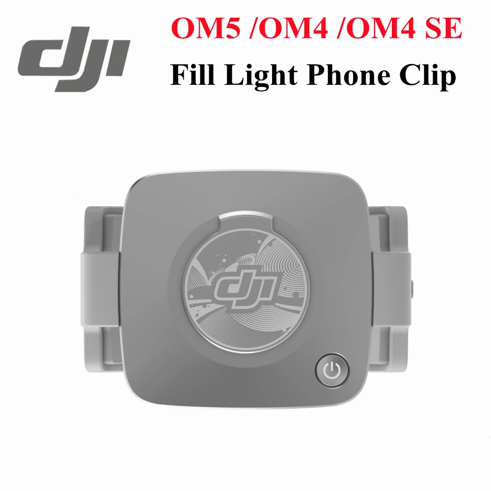 

DJI OM5 Fill Light Phone Clip Original Magnetic Design Adjustable Brightness Color Temperature for DJI OM4/OM4 SE Accessories
