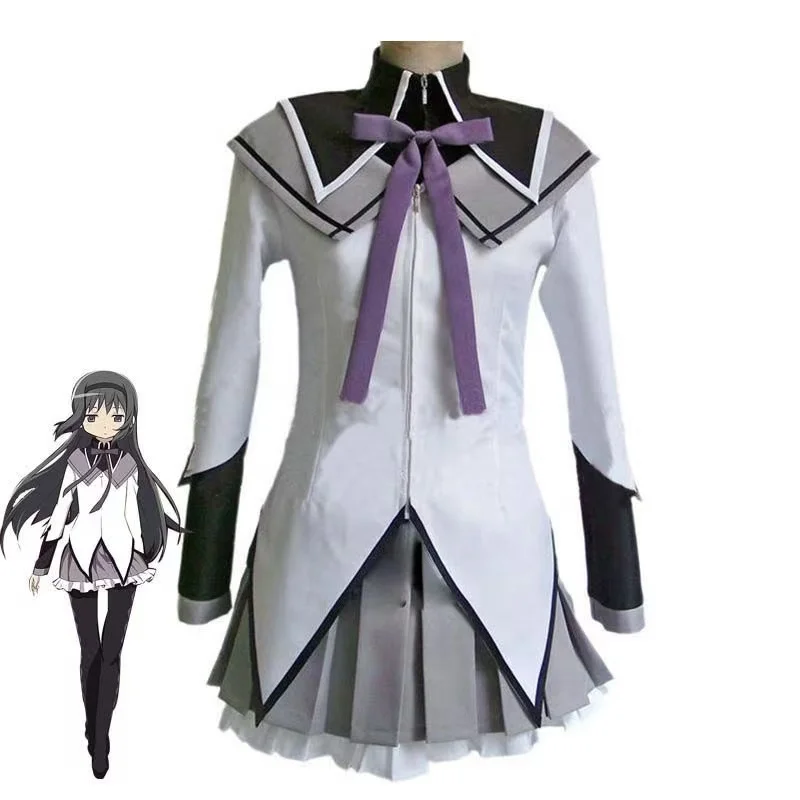 Костюм Puella Magi Madoka Magica cos Xiao Mei Yan Косплей боевой костюм аниме олень глаза Круглый