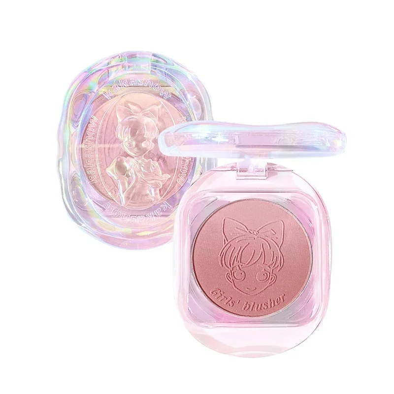 Постепенная пудра для девочек палитра румян хрустальная оболочка косметика лица