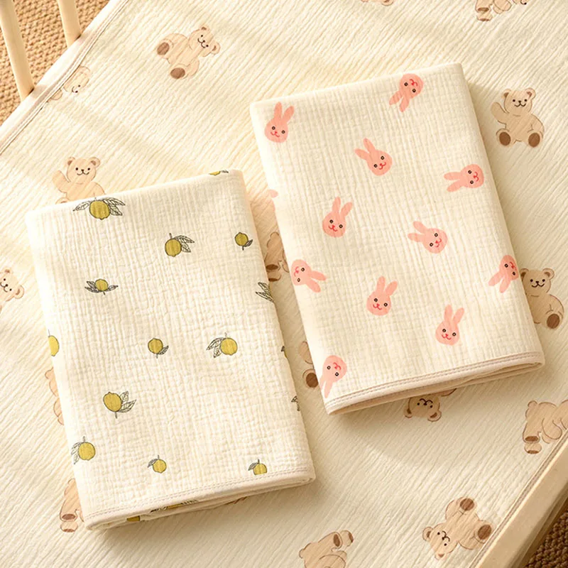 Mattress Diaper Changing Pad Reusable Cotton Nappy Changing Urinal Mat Cover Washable Portable Newborn Waterproof Changing Pats