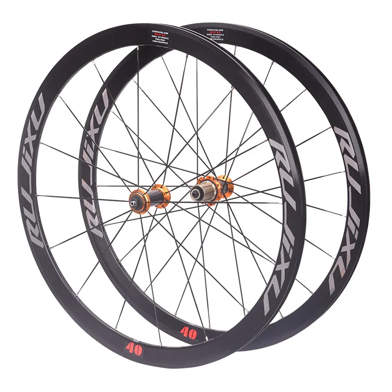 Комплект велосипедных колес RUJIXU 700C углеродное металлическое тормозное колесо V/C