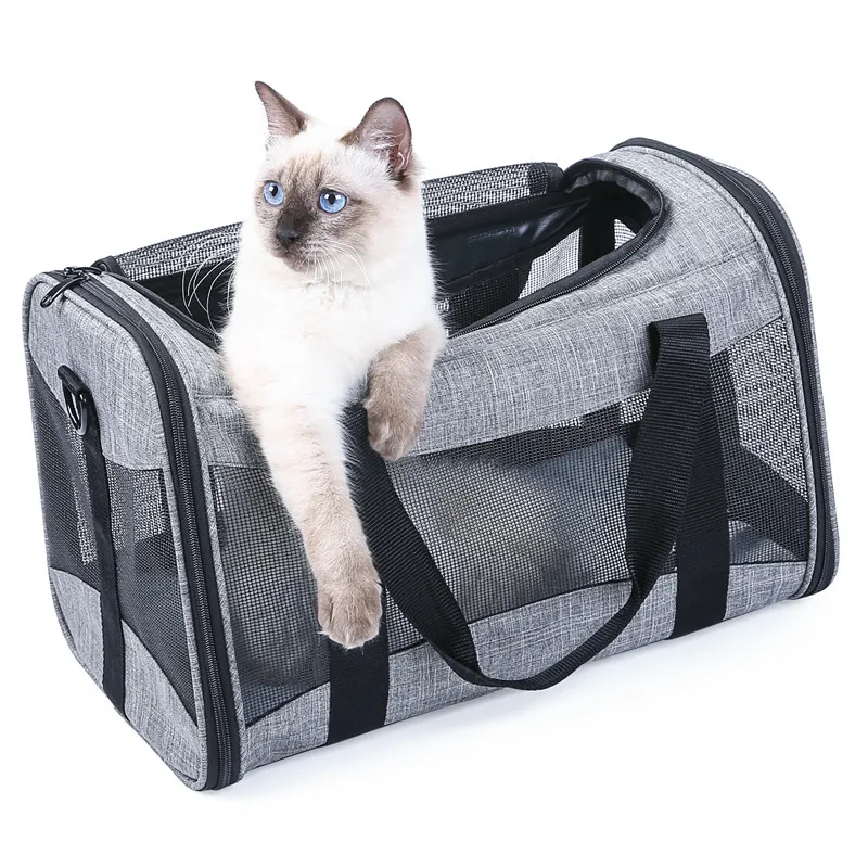 Cat Carrier Breathable Cats Handbag Portable Bag for Pets Travel Large Capacity Pet Carrier Handbags Cat Backpack Pet Slings Bag