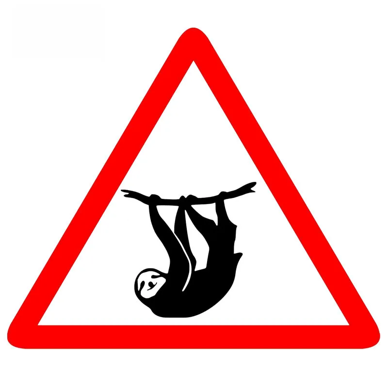 

Креативная наклейка в виде животного, медленно висящего раньше, наклейка на автомобиль, водонепроницаемая Светоотражающая наклейка на цар...