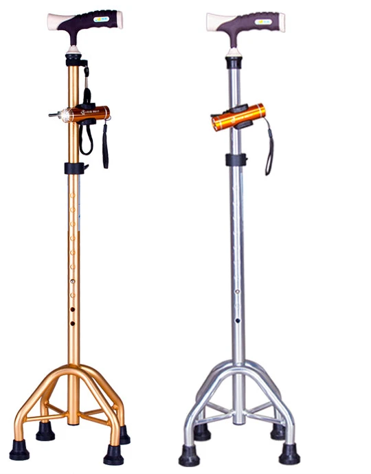 

Костыли из алюминиевого сплава для пожилых людей, четырёхногие костыли, выдвижные Нескользящие костышки для ходьбы