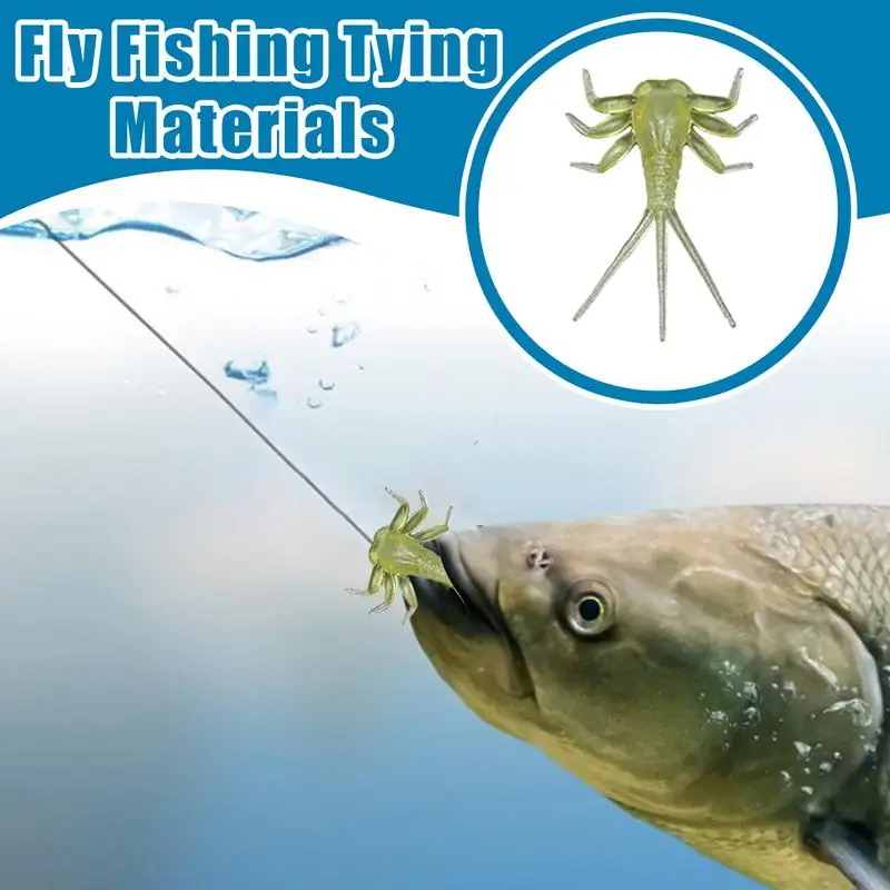 Мягкая приманка 20x реалистичные губы Mayfly Fly для завязывания мушек рыбалки на